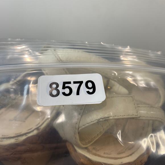 Prada Cork Wedge Platform Leather Ankle Strap Sandals Women's 40.5 - Picture 13 of 13